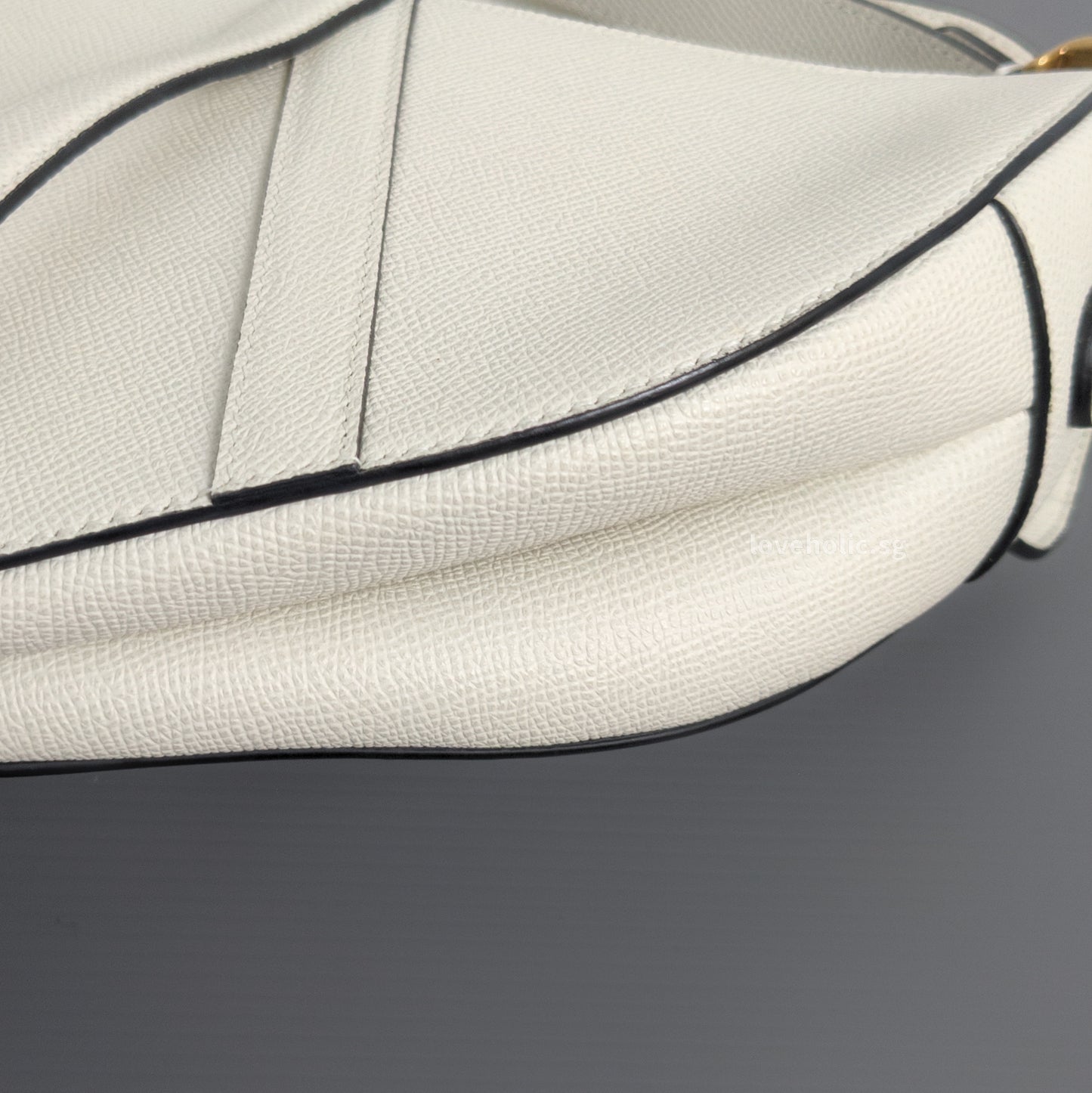 Saddle Small | Latte Calfskin Brushed Gold Hardware