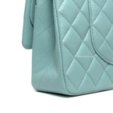 Chanel Classic Flap Medium | 20C Tiffany Blue Caviar Light Gold Hardware