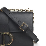 Dior Montaigne 30 Medium | Black Grained Calfskin Gold Hardware