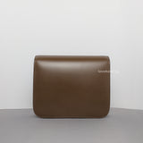 Celine Box Teen | Camel Calfskin Brushed Gold Hardware-back