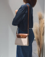 Hermes Herbag 20 | Ecru Beige/Fauve Gold Hardware-modelshots