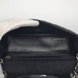 Chanel Classic Flap Mini Rectangle | 18B Black Caviar Silver Hardware