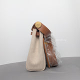 Herbag 20 | Ecru Beige/Fauve Gold Hardware