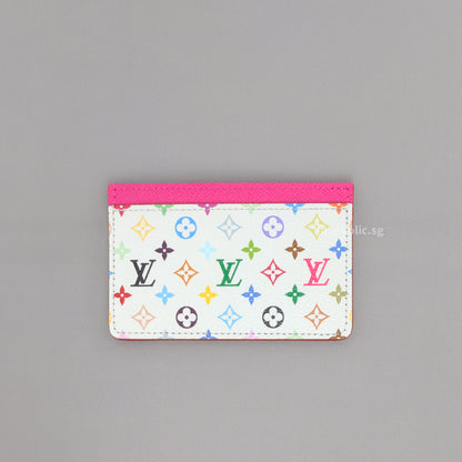 Louis Vuitton TM Card Holder | Multicoloured Canvas -modelshots