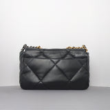 Chanel Chanel 19 Small | Black Lambskin Multicolored Hardware-back