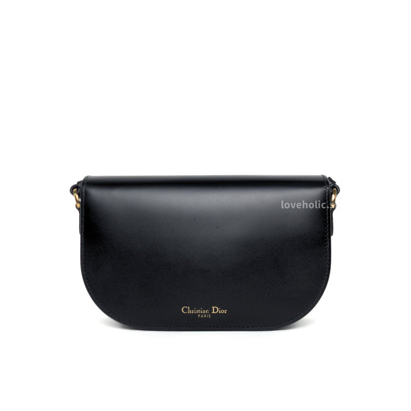 Dior  CD Signature Bag | Black Calfskin Gold Hardware