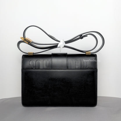 Dior Montaigne 30 Black Calfskin Gold Hardware-back