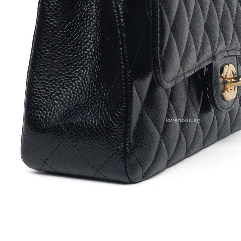 Chanel Classic Flap Medium | Black Caviar Gold Hardware