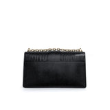 Dior Montaigne 30 Medium | Black Grained Calfskin Gold Hardware