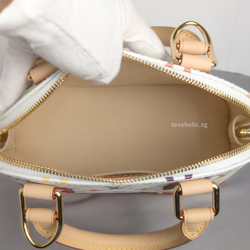 Alma BB Multicoloured Canvas Gold Hardware
