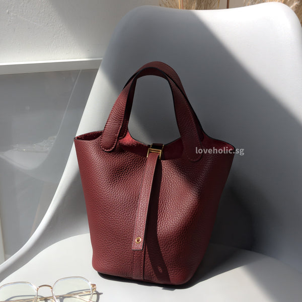 Hermes Picotin Lock 18 | Rouge H Gold Hardware-3097 – loveholic