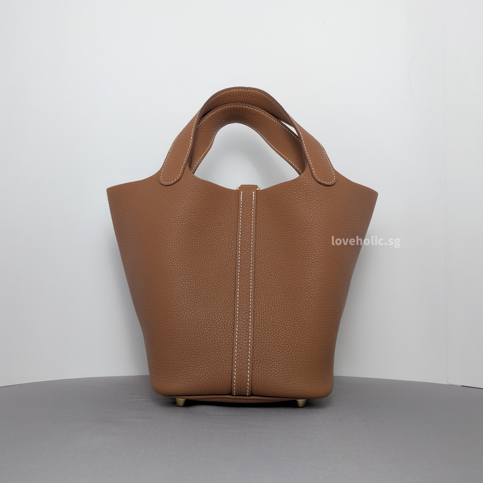 Hermes Picotin Lock 18 Gold Taurillon Clemence Gold Hardware-back