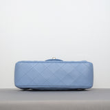 Classic Flap Mini Rectangle | 21C Sky Blue Lambskin Light Gold Hardware