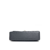 Chanel Classic Flap Small | 21B Dark Grey Caviar Light Gold Hardware