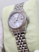 DateJust 26mm 179174 | with 10-point Diamond Silver Dial