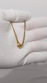 Chanel Vintage Necklace CC | 24K Gold Hardware