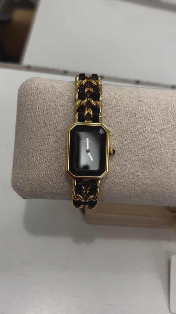 Chanel Vintage Premiere Watch 1987 Size M | 24K Gold Hardware