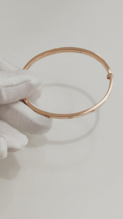 Love Bracelet Small Size 16 | 18K Rose Gold