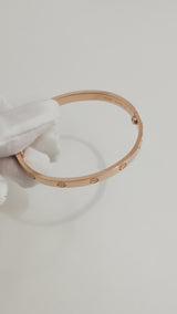 Love Bracelet Classic Size 17 | 18K Rose Gold