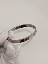 Love Bracelet Classic Size 16 | 18K White Gold