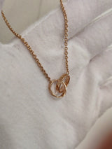 Love Pendant Necklace | 18K Rose Gold