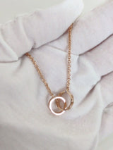 Love Pendant Necklace  | 18K Rose Gold