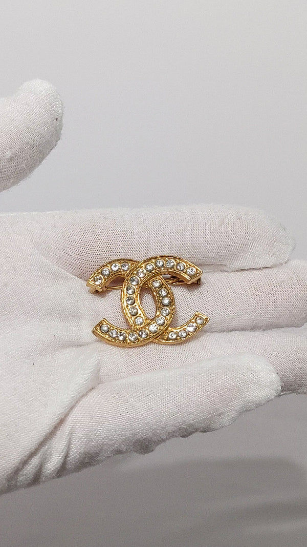 Chanel Vintage Coco Brooch 1970's | 24K Gold Hardware