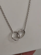 Love Pendant Necklace | 18K White Gold