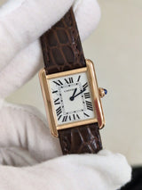 Tank Solo Small | 18K Rose Gold & Steel W5200024