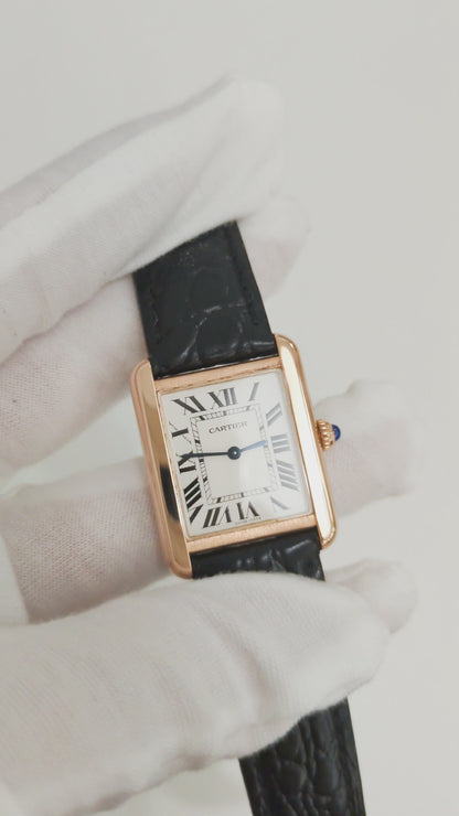 Tank Solo Small W5200024 | 18K Rose Gold