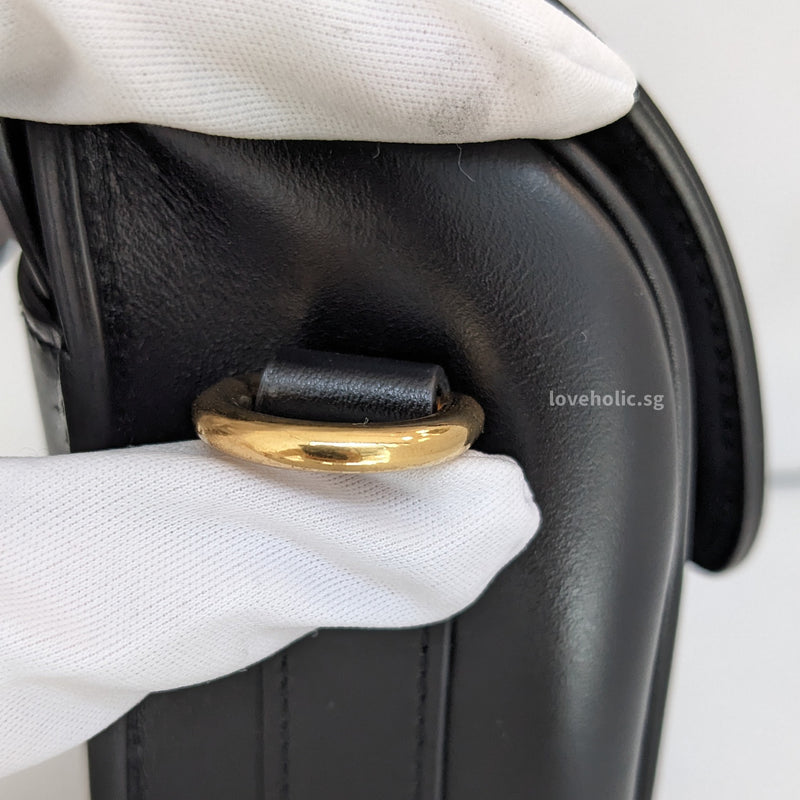 Dior Bobby Medium | Black Calfskin Gold Hardware