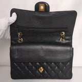 Chanel Classic Flap Medium | Black Caviar Gold Hardware