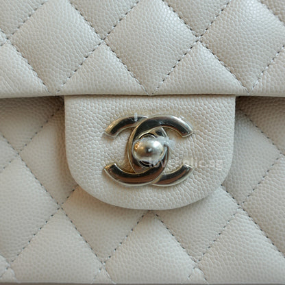 Chanel Classic Flap Medium | 23P Ecru/Light Beige Caviar Light Gold Hardware
