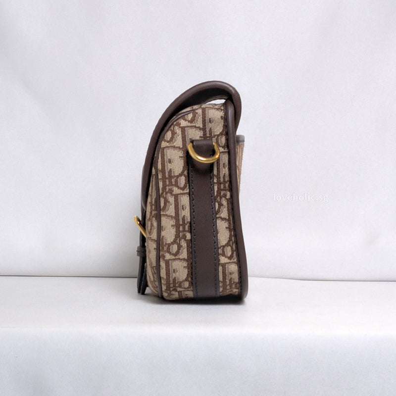 Dior Bobby Medium | Brown Oblique Fabric Gold Hardware