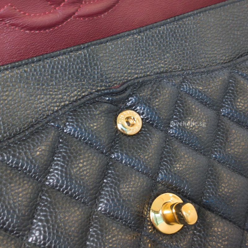 Chanel Classic Flap Medium | Black Caviar Gold Hardware