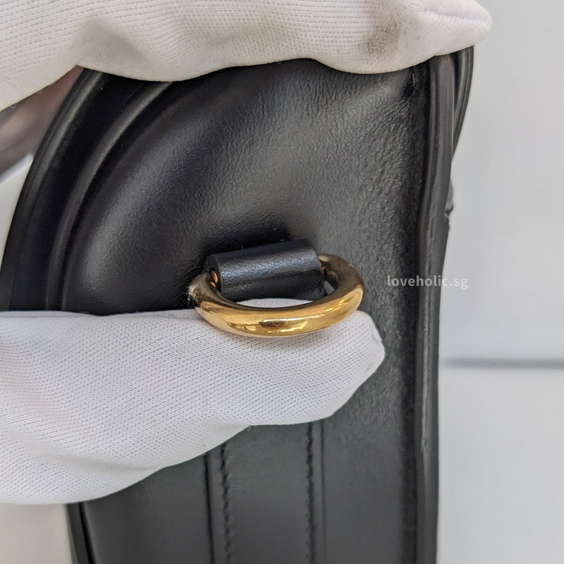 Dior Bobby Medium | Black Calfskin Gold Hardware
