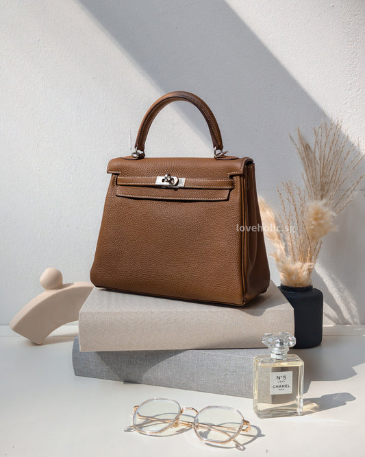 Hermes Kelly 25 | Gold Togo Gold Hardware