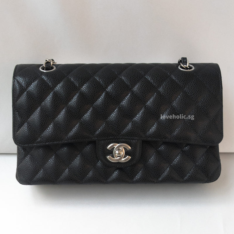 Chanel Classic Flap Medium | Black Caviar Silver Hardware