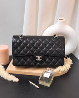 Chanel Classic Flap Medium | Black Caviar Silver Hardware