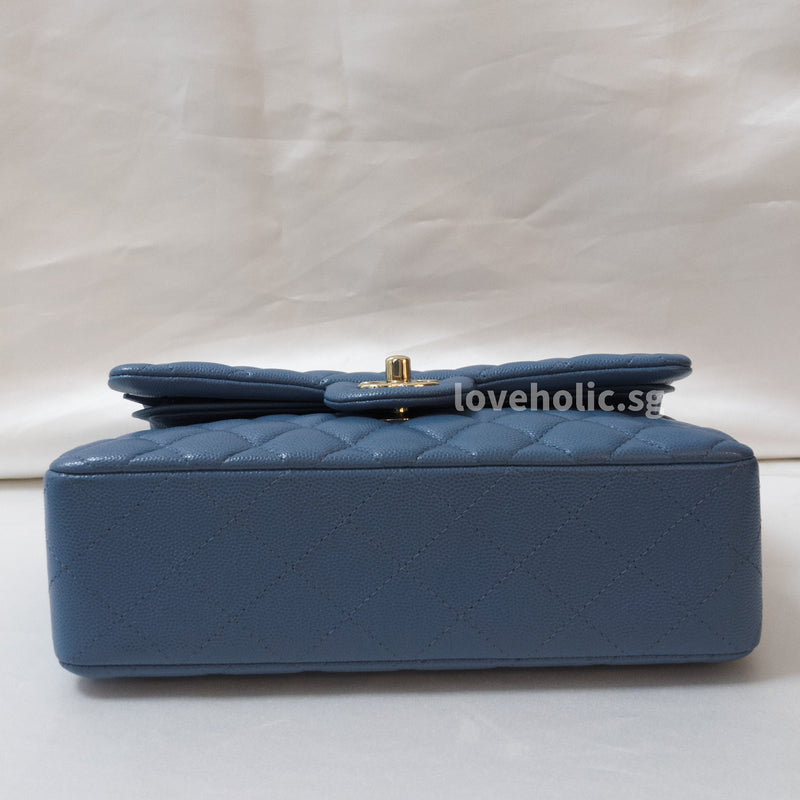 Chanel Classic Flap Small | 20S Sky Blue Caviar Gold Hardware