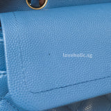 Chanel Classic Flap Small | 20S Sky Blue Caviar Gold Hardware