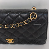Chanel Classic Flap Medium | Black Caviar Gold Hardware