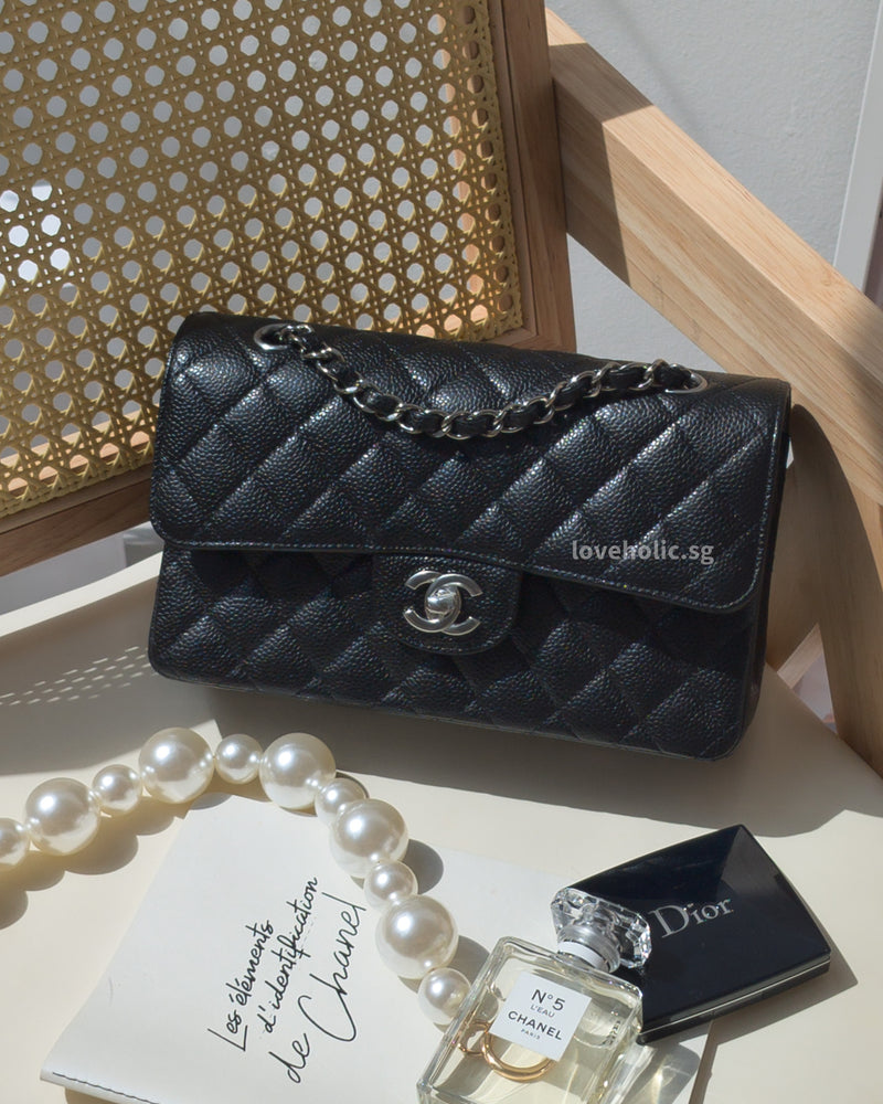 Chanel Classic Flap Small | Black Caviar Silver Hardware